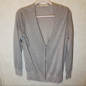 LOFT half zip up champagne color. Size L